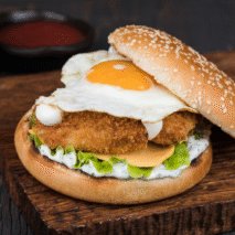BUN KABAB WITH EGG