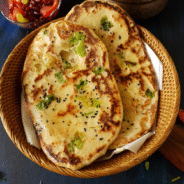 Garlic naan Garlic naan